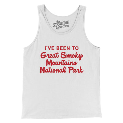I've Been To Great Smoky Mountains National Park Men/Unisex Tank Top-White-Allegiant Goods Co. Vintage Sports Apparel