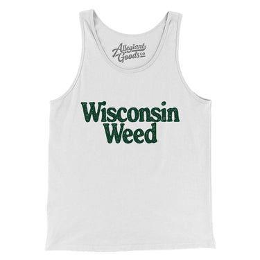 Wisconsin Weed Men/Unisex Tank Top-Allegiant Goods Co. Vintage Sports Apparel