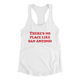 There's No Place Like San Antonio Women's Racerback Tank-Allegiant Goods Co. Vintage Sports Apparel