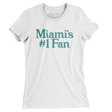 Miami's Number 1 Fan Women's T-Shirt-Allegiant Goods Co. Vintage Sports Apparel