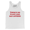 There's No Place Like San Antonio Men/Unisex Tank Top-White-Allegiant Goods Co. Vintage Sports Apparel