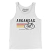 Arkansas Cycling Men/Unisex Tank Top-White-Allegiant Goods Co. Vintage Sports Apparel