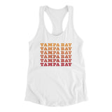 Tampa Bay Repeat Women's Racerback Tank-Allegiant Goods Co. Vintage Sports Apparel
