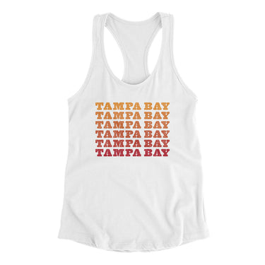 Tampa Bay Repeat Women's Racerback Tank-Allegiant Goods Co. Vintage Sports Apparel