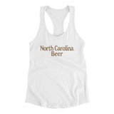 North Carolina Beer Women's Racerback Tank-Allegiant Goods Co. Vintage Sports Apparel