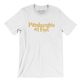 Pittsburgh's Number 1 Fan Men/Unisex T-Shirt-White-Allegiant Goods Co. Vintage Sports Apparel