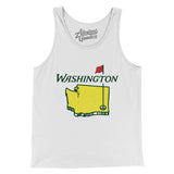 Washington Golf Men/Unisex Tank Top-Allegiant Goods Co. Vintage Sports Apparel