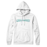 Actually It's Pronounced Kissimmee Hoodie-White-Allegiant Goods Co. Vintage Sports Apparel