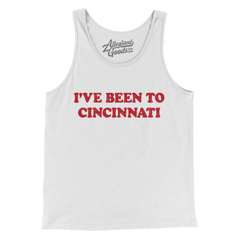 I've Been To Cincinnati Men/Unisex Tank Top-Allegiant Goods Co. Vintage Sports Apparel