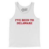 I've Been To Delaware Men/Unisex Tank Top-Allegiant Goods Co. Vintage Sports Apparel