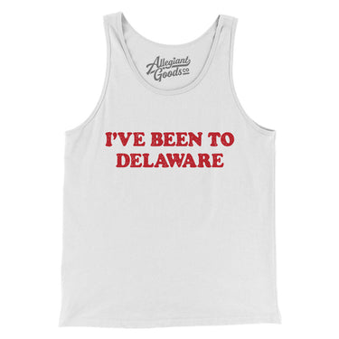 I've Been To Delaware Men/Unisex Tank Top-Allegiant Goods Co. Vintage Sports Apparel