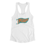 Miami Pennant Women's Racerback Tank-Allegiant Goods Co. Vintage Sports Apparel