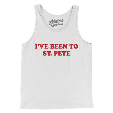I've Been To St Pete Men/Unisex Tank Top-Allegiant Goods Co. Vintage Sports Apparel