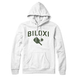 Biloxi Pickleball Hoodie-White-Allegiant Goods Co. Vintage Sports Apparel