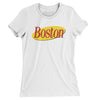 Boston Seinfeld Women's T-Shirt-White-Allegiant Goods Co. Vintage Sports Apparel