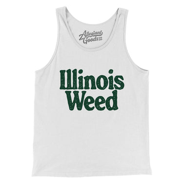 Illinois Weed Men/Unisex Tank Top-Allegiant Goods Co. Vintage Sports Apparel