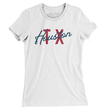 Houston Tx Overprinted Women's T-Shirt-Allegiant Goods Co. Vintage Sports Apparel