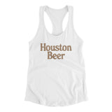 Houston Beer Women's Racerback Tank-Allegiant Goods Co. Vintage Sports Apparel