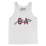 Atlanta Ga Overprinted Men/Unisex Tank Top-Allegiant Goods Co. Vintage Sports Apparel