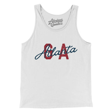 Atlanta Ga Overprinted Men/Unisex Tank Top-Allegiant Goods Co. Vintage Sports Apparel