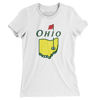 Ohio Golf Women's T-Shirt-White-Allegiant Goods Co. Vintage Sports Apparel
