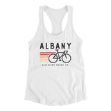 Albany Cycling Women's Racerback Tank-Allegiant Goods Co. Vintage Sports Apparel