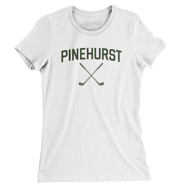 Pinehurst Golf Women's T-Shirt-White-Allegiant Goods Co. Vintage Sports Apparel