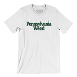 Pennsylvania Weed Men/Unisex T-Shirt-White-Allegiant Goods Co. Vintage Sports Apparel