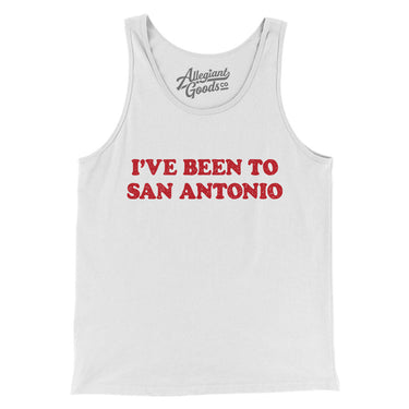 I've Been To San Antonio Men/Unisex Tank Top-Allegiant Goods Co. Vintage Sports Apparel