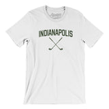 Indianapolis Golf Men/Unisex T-Shirt-White-Allegiant Goods Co. Vintage Sports Apparel