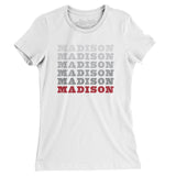 Madison Repeat Women's T-Shirt-White-Allegiant Goods Co. Vintage Sports Apparel