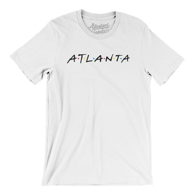 Atlanta Friends Men/Unisex T-Shirt-White-Allegiant Goods Co. Vintage Sports Apparel