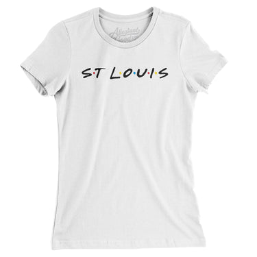 St Louis Friends Women's T-Shirt-Allegiant Goods Co. Vintage Sports Apparel
