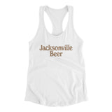 Jacksonville Beer Women's Racerback Tank-Allegiant Goods Co. Vintage Sports Apparel