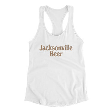 Jacksonville Beer Women's Racerback Tank-Allegiant Goods Co. Vintage Sports Apparel