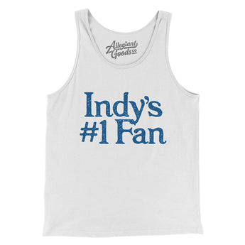Indy's Number 1 Fan Men/Unisex Tank Top-Allegiant Goods Co. Vintage Sports Apparel