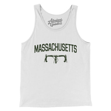 Massachusetts Cycling in White Color
