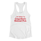 I've Been To Canyonlands National Park Women's Racerback Tank-Allegiant Goods Co. Vintage Sports Apparel