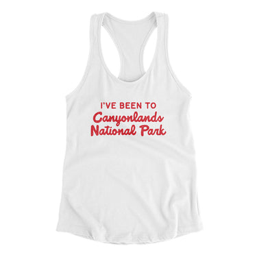 I've Been To Canyonlands National Park Women's Racerback Tank-Allegiant Goods Co. Vintage Sports Apparel