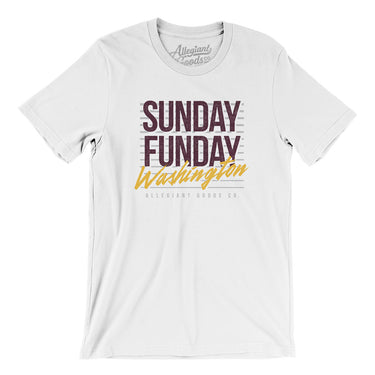 Sunday Funday Washington Men/Unisex T-Shirt-Allegiant Goods Co. Vintage Sports Apparel
