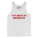 I've Been To Brooklyn Men/Unisex Tank Top-White-Allegiant Goods Co. Vintage Sports Apparel
