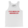 I've Been To Brooklyn Men/Unisex Tank Top-White-Allegiant Goods Co. Vintage Sports Apparel