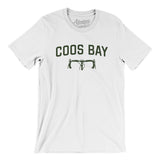 Coos Bay Cycling Men/Unisex T-Shirt-White-Allegiant Goods Co. Vintage Sports Apparel