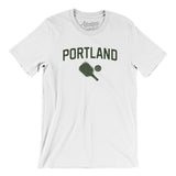 Portland Pickleball Men/Unisex T-Shirt-White-Allegiant Goods Co. Vintage Sports Apparel