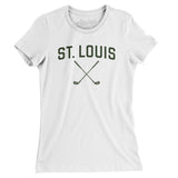 St. Louis Golf Women's T-Shirt-White-Allegiant Goods Co. Vintage Sports Apparel