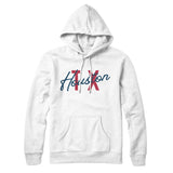 Houston Tx Overprinted Hoodie-Allegiant Goods Co. Vintage Sports Apparel
