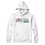 Sierra Vista Mountain Sunset Hoodie-White-Allegiant Goods Co. Vintage Sports Apparel