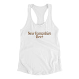New Hampshire Beer Women's Racerback Tank-Allegiant Goods Co. Vintage Sports Apparel