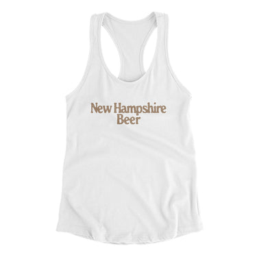 New Hampshire Beer Women's Racerback Tank-Allegiant Goods Co. Vintage Sports Apparel
