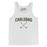 Carlsbad Golf Men/Unisex Tank Top-White-Allegiant Goods Co. Vintage Sports Apparel